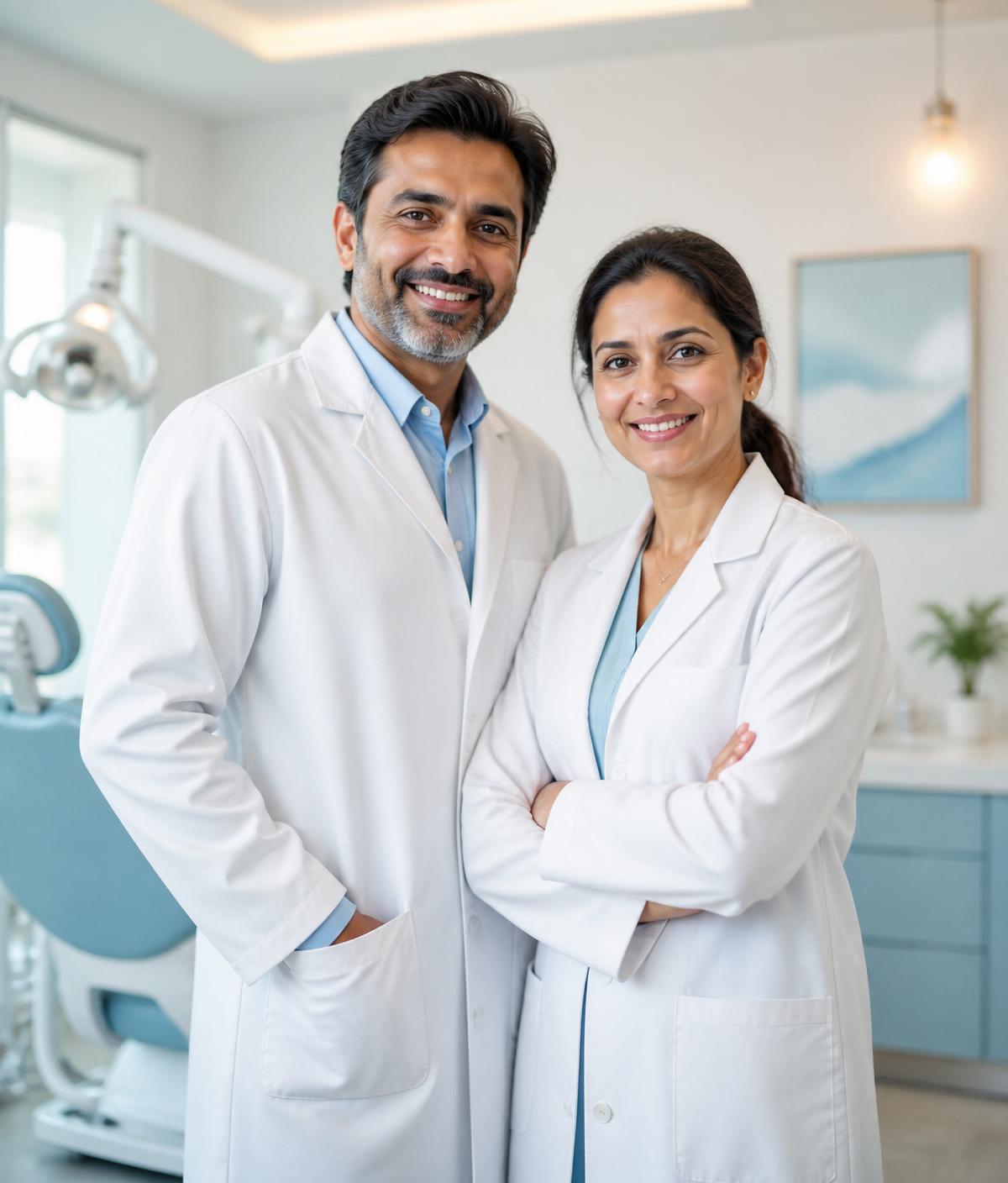The Dental Couple — husband and wife dentists at Coimbatore Dental Foundation